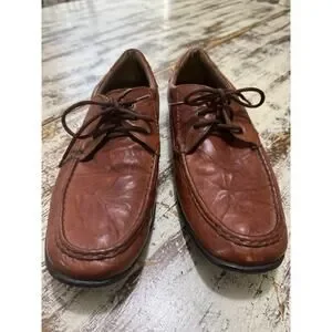 PRADA Men\'s Shoes Brown, Lace-Up, Size 11 US Loafers, boat Moc oxfords Prada | Shoes | Prada Mens Shoes Brown Laceup Size 1 Us  main image 3